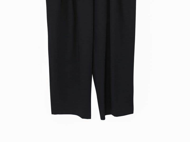 Paper Moon - Korean Women Fashion - #momslook - Low Waisted Double Pleats Wide Trousers  - 11