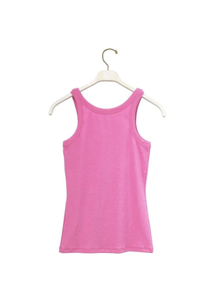 Paper Moon - Korean Women Fashion - #momslook - Sleeveless Rib Jersey Tank Top  - 5