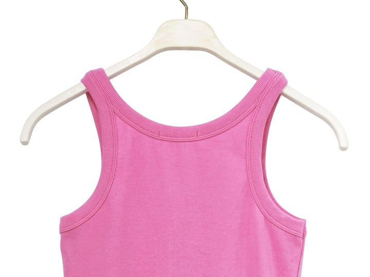 Paper Moon - Korean Women Fashion - #restrostyle - Sleeveless Rib Jersey Tank Top  - 10