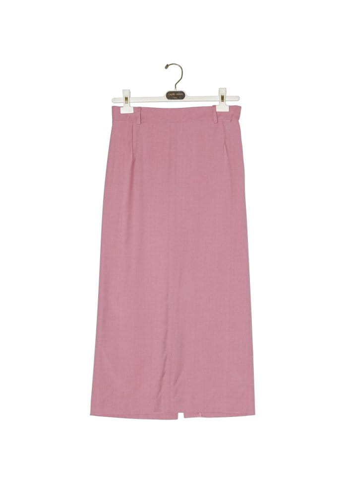 Paper Moon - Korean Women Fashion - #romanticstyle - Maxi Length Straight Pencil Line Skirt  - 4