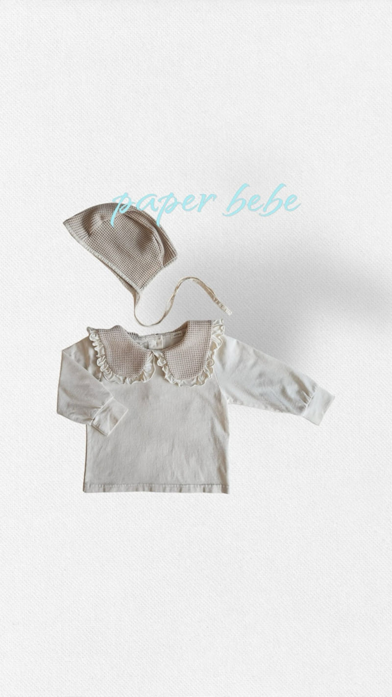 Paper Studios - Korean Baby Fashion - #babyboutiqueclothing - Waffle Frill Tee - 3