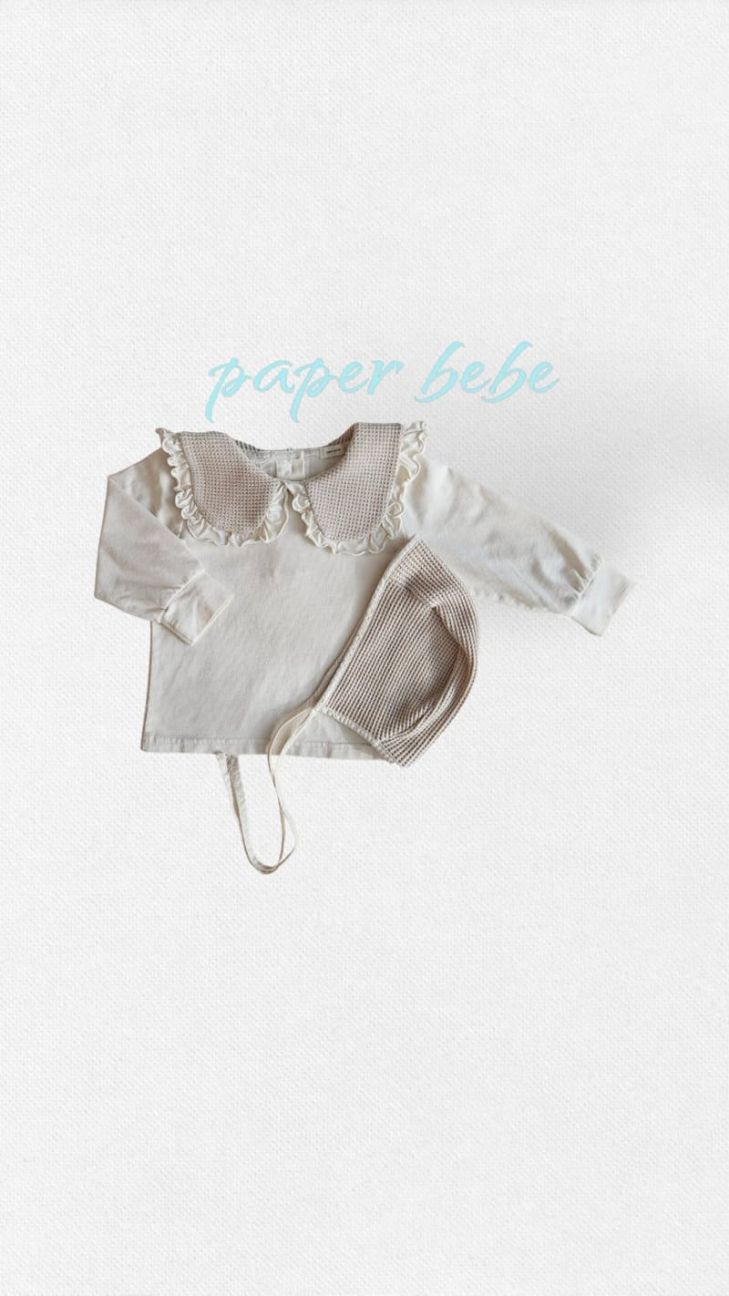 Paper Studios - Korean Baby Fashion - #babyboutiqueclothing - Waffle Frill Tee - 4