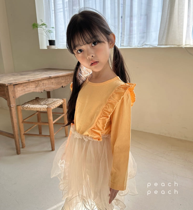 Peach-peach - Korean Children Fashion - #childofig - Darling Tu Tu Skirt Leggings - 11