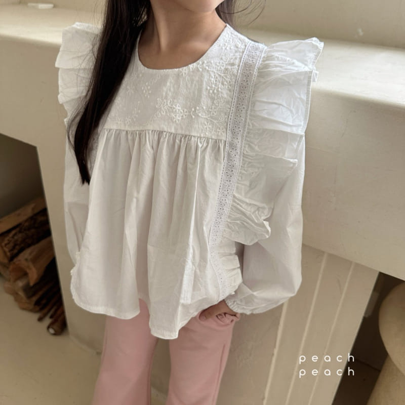 Peach-peach - Korean Children Fashion - #childofig - Youri Blouse - 11