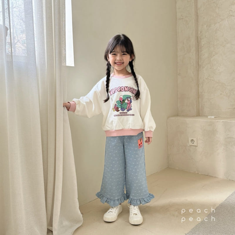 Peach-peach - Korean Children Fashion - #childrensboutique - Buddy Sweatshirt - 8