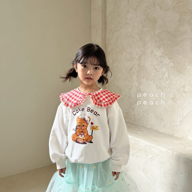 Peach-peach - Korean Children Fashion - #designkidswear - Cake Swetshirt - 7