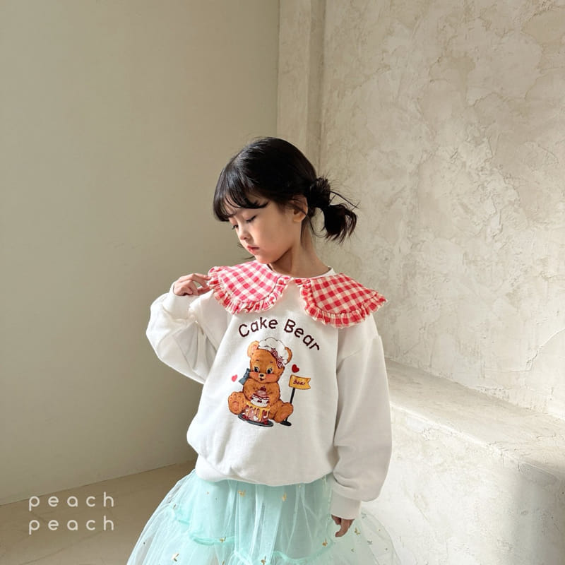 Peach-peach - Korean Children Fashion - #discoveringself - Cake Swetshirt - 8