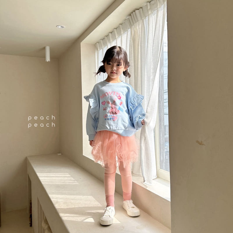 Peach-peach - Korean Children Fashion - #discoveringself - Happy Sweatshirt - 7