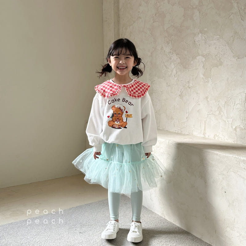 Peach-peach - Korean Children Fashion - #fashionkids - Cake Swetshirt - 9