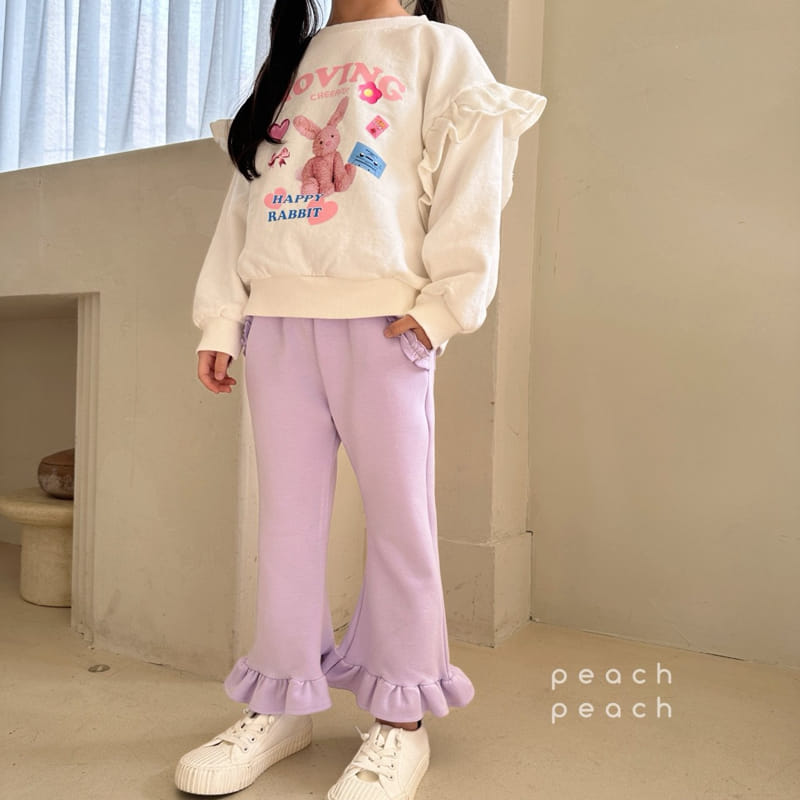 Peach-peach - Korean Children Fashion - #magicofchildhood - Pudding Frill Pants - 9