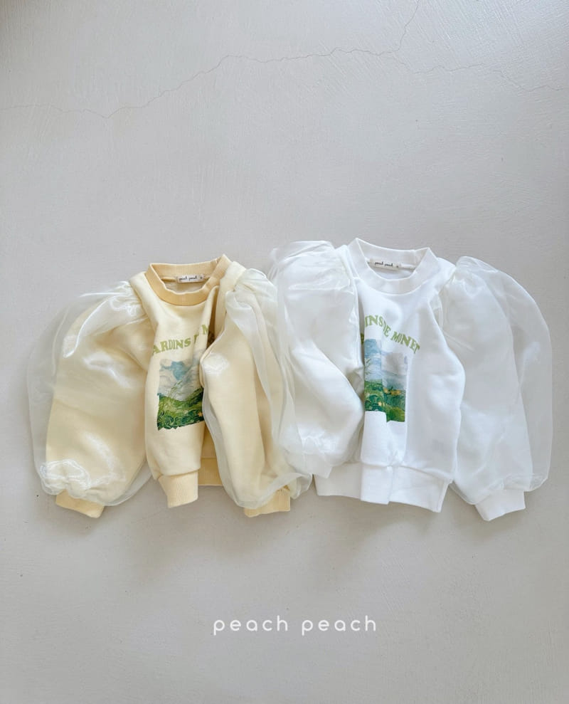 Peach-peach - Korean Children Fashion - #minifashionista - Mone Sweatshirt