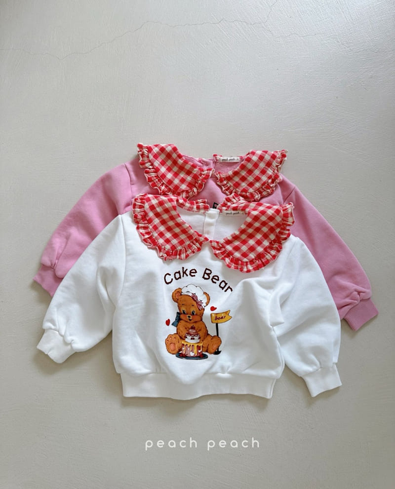 Peach-peach - Korean Children Fashion - #prettylittlegirls - Cake Swetshirt