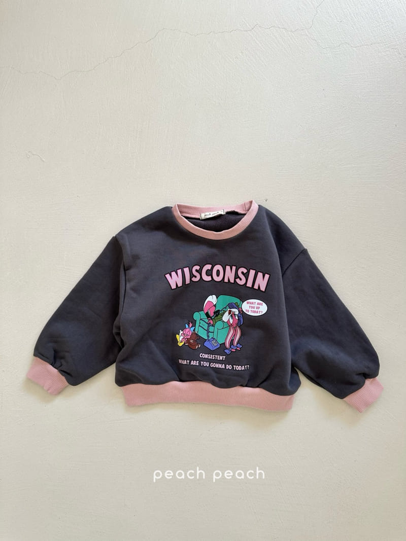 Peach-peach - Korean Children Fashion - #stylishchildhood - Buddy Sweatshirt - 6