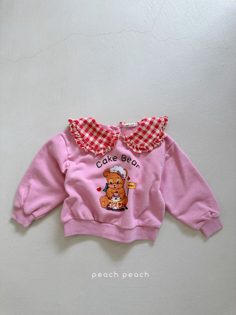 Peach-peach - Korean Children Fashion - #toddlerclothing - Cake Swetshirt - 4