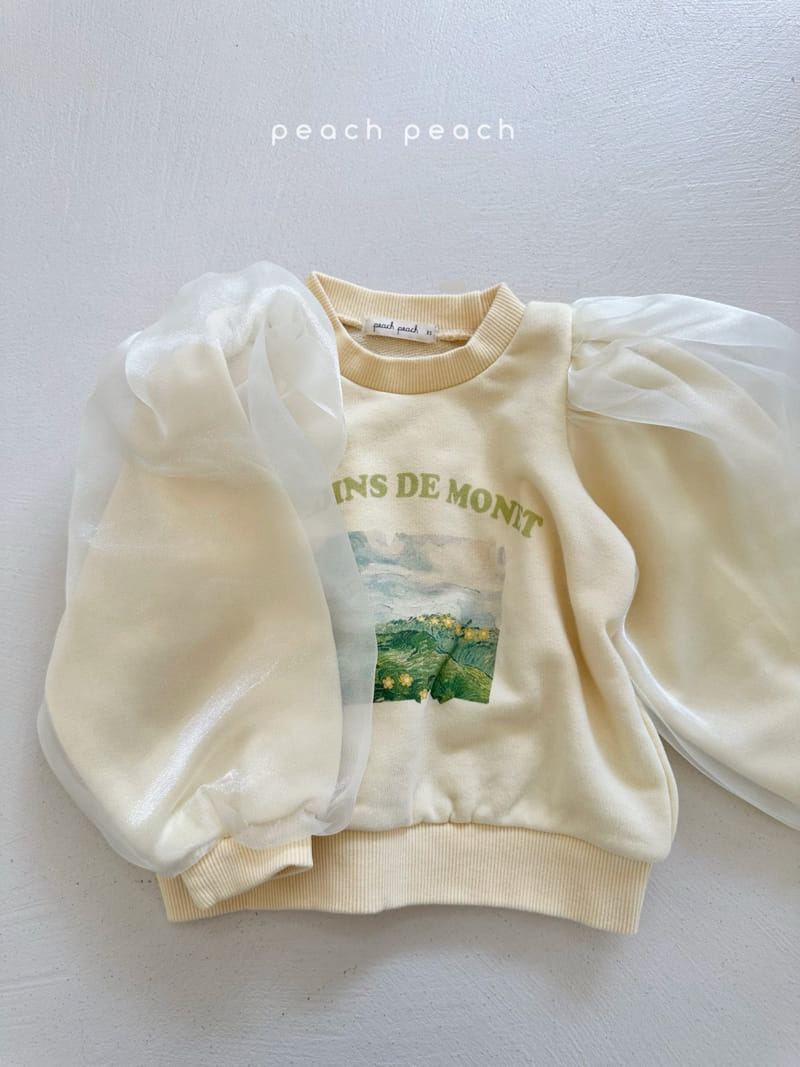 Peach-peach - Korean Children Fashion - #todddlerfashion - Mone Sweatshirt - 3