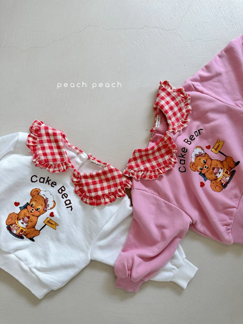 Peach-peach - Korean Children Fashion - #todddlerfashion - Cake Swetshirt - 2