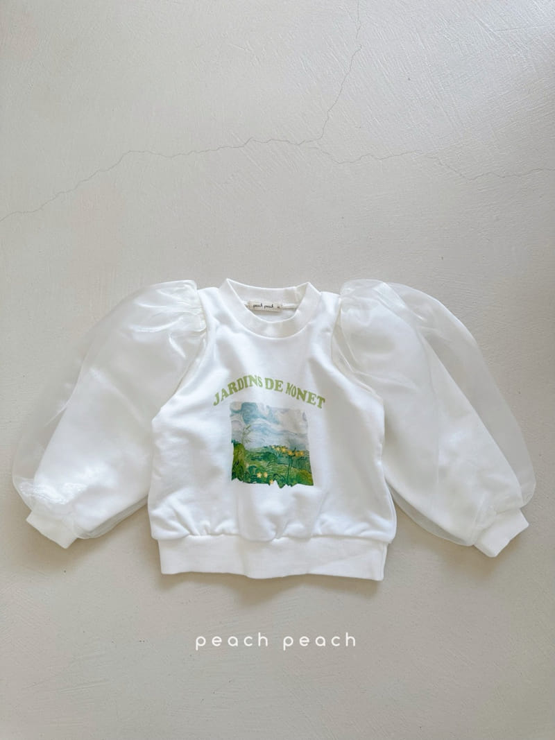 Peach-peach - Korean Children Fashion - #todddlerfashion - Mone Sweatshirt - 4