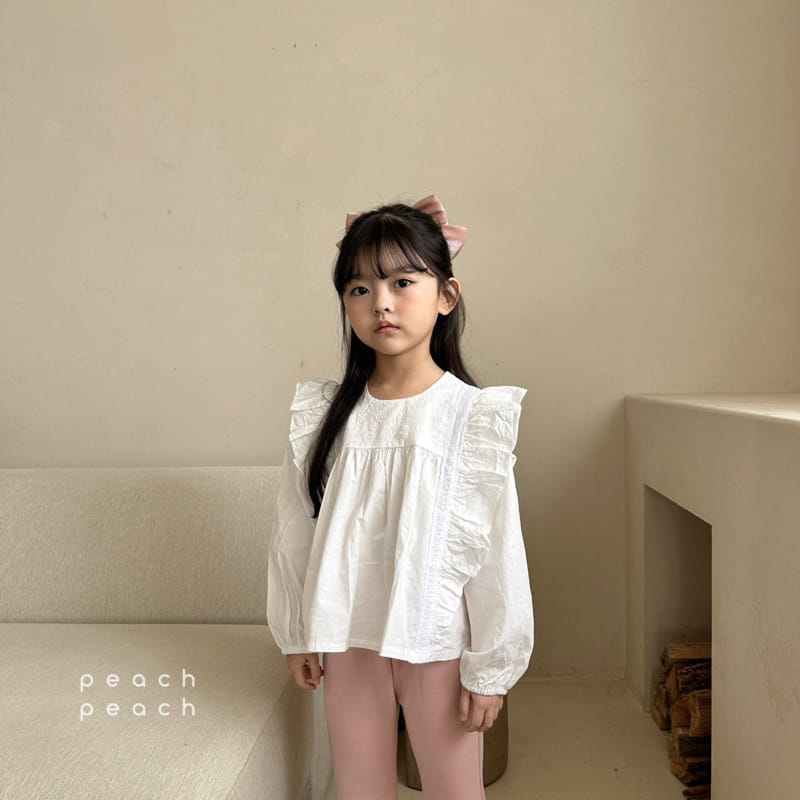 Peach-peach - Korean Children Fashion - #toddlerclothing - Youri Blouse - 9