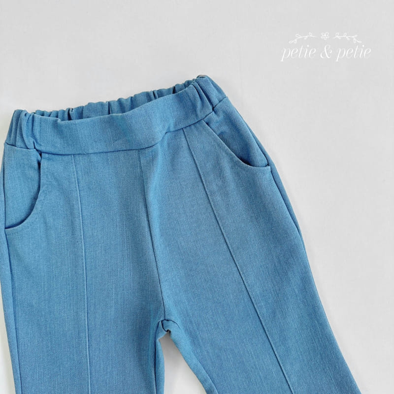 Petit & Petit - Korean Children Fashion - #kidsshorts - Denim Boots Cut Pants - 2