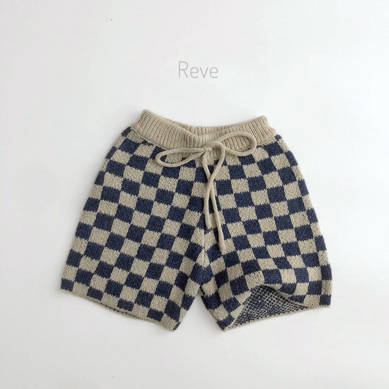 Reve Kid - Korean Children Fashion - #Kfashion4kids - Checkerboard Pants