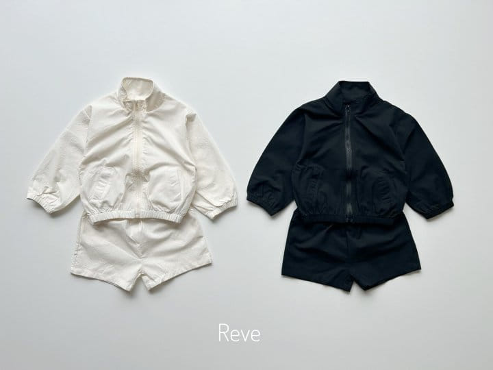 Reve - Korean Children Fashion - #magicofchildhood - Windbreak Top Bottom Set