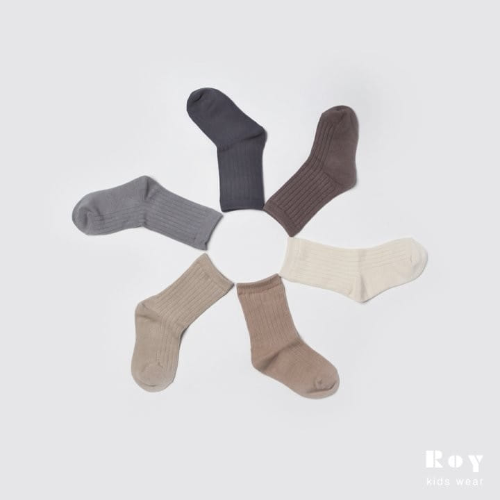 Roy - Korean Children Fashion - #fashionkids - Preen 6pc Socks Set  - 8