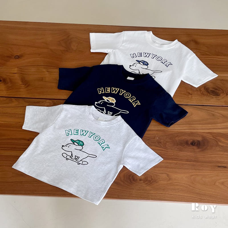 Roy - Korean Children Fashion - #kidsstore - Newyork Puppy Tee