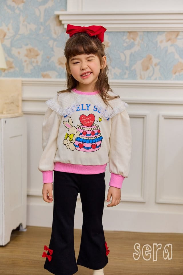 Sera - Korean Children Fashion - #childofig - Lace Collar Cake Sweatshirt - 11