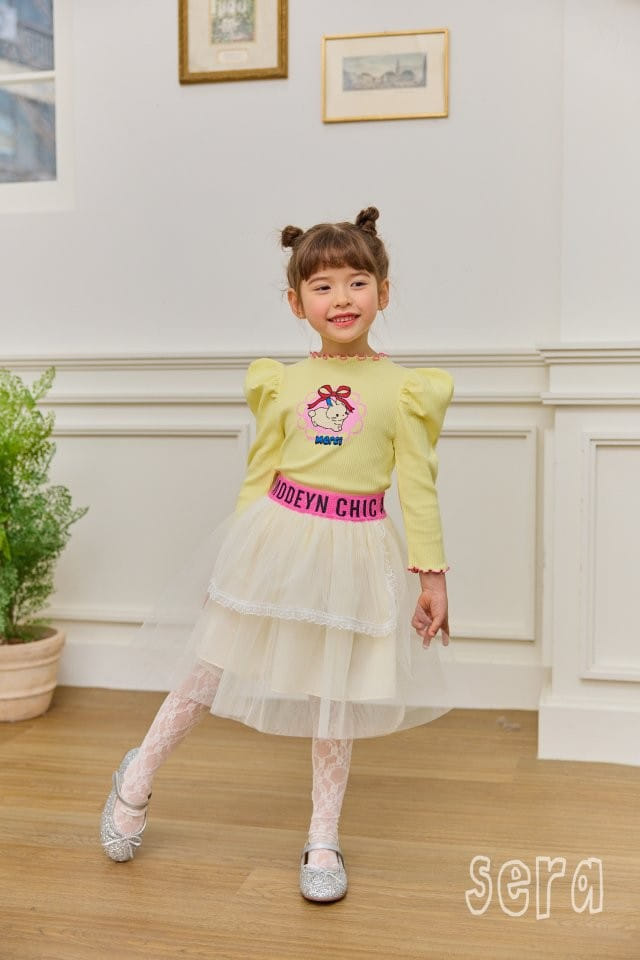 Sera - Korean Children Fashion - #childrensboutique - Rib Baby Rabbit Tee - 2