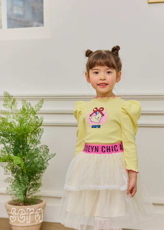 Sera - Korean Children Fashion - #designkidswear - Rib Baby Rabbit Tee - 3