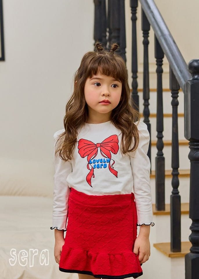 Sera - Korean Children Fashion - #designkidswear - Raibbon Span Tee