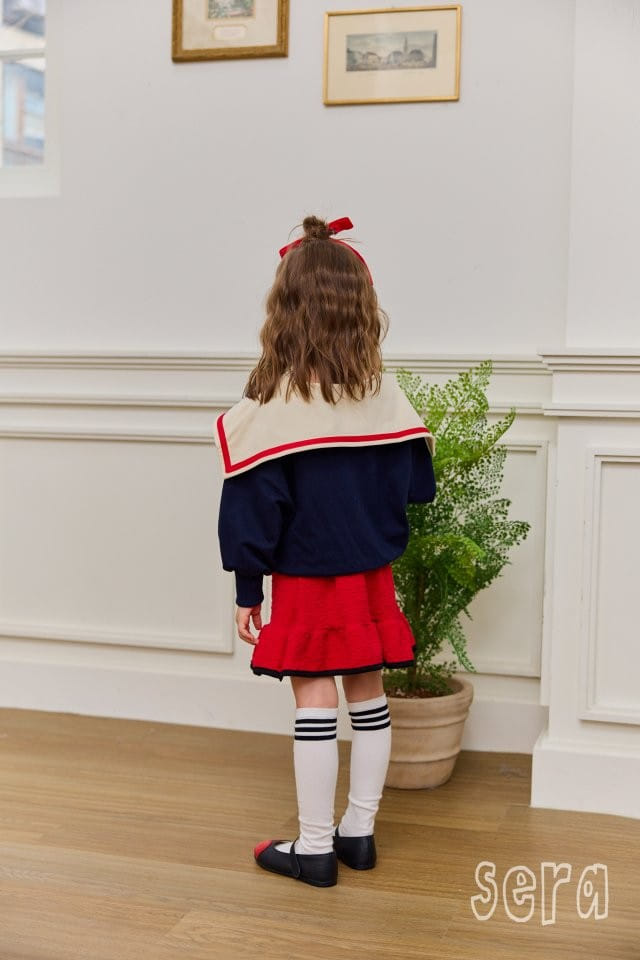 Sera - Korean Children Fashion - #discoveringself - Heart Collar Sweatshirt - 6