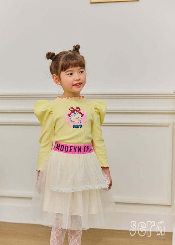 Sera - Korean Children Fashion - #designkidswear - Rib Baby Rabbit Tee - 4