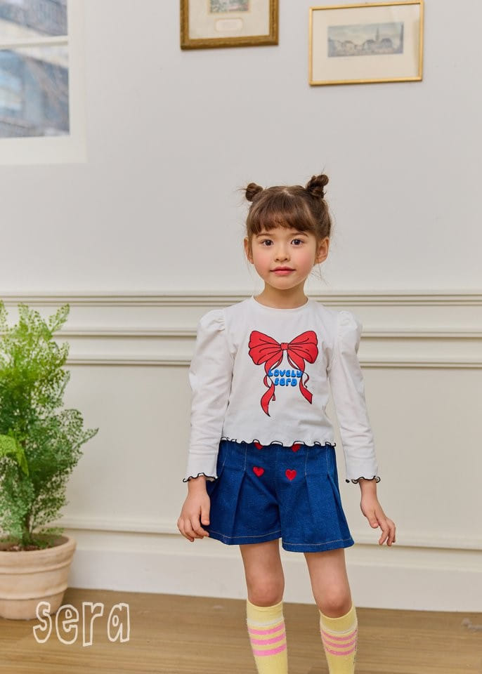 Sera - Korean Children Fashion - #discoveringself - Raibbon Span Tee - 2