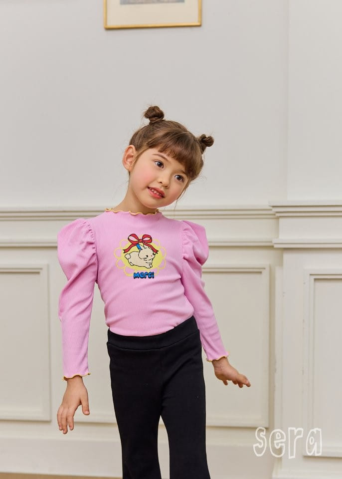 Sera - Korean Children Fashion - #fashionkids - Rib Baby Rabbit Tee - 5