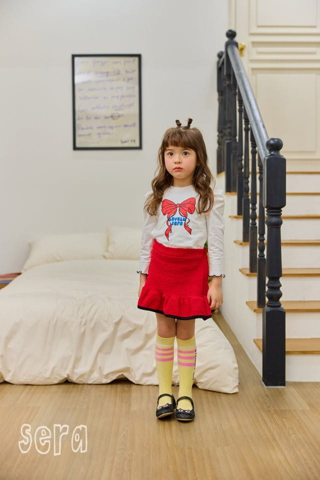 Sera - Korean Children Fashion - #fashionkids - Raibbon Span Tee - 3