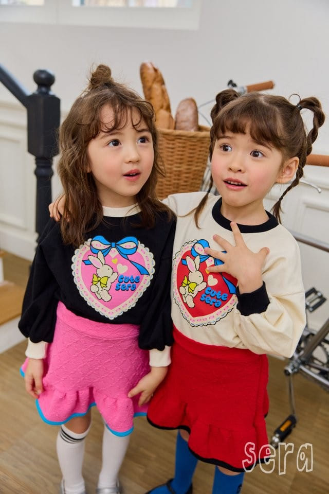 Sera - Korean Children Fashion - #kidsshorts - Lovely Heart Sweatshirt