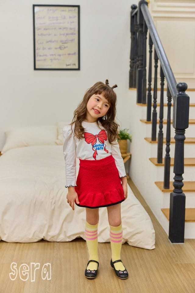 Sera - Korean Children Fashion - #fashionkids - Raibbon Span Tee - 4