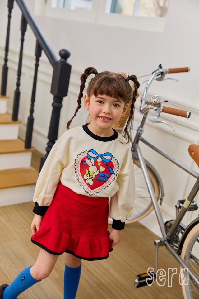 Sera - Korean Children Fashion - #littlefashionista - Lovely Heart Sweatshirt - 5