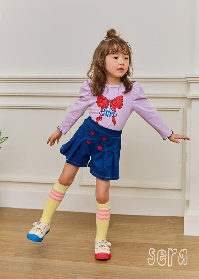 Sera - Korean Children Fashion - #littlefashionista - Raibbon Span Tee - 8