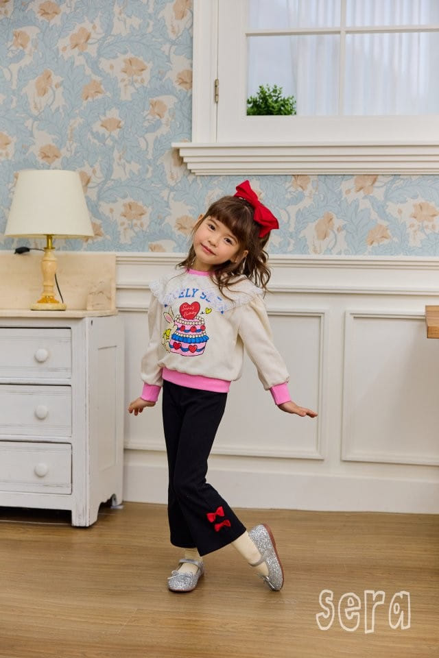 Sera - Korean Children Fashion - #littlefashionista - Ribbon Boots Cut Pants - 4