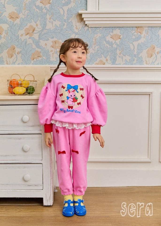 Sera - Korean Children Fashion - #todddlerfashion - Band Puff Sweatshirt - 2