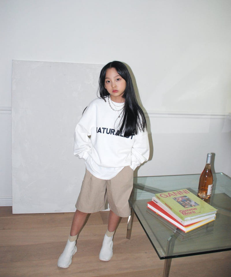 Shurrcca - Korean Children Fashion - #magicofchildhood - Natural Sweatshirt - 2