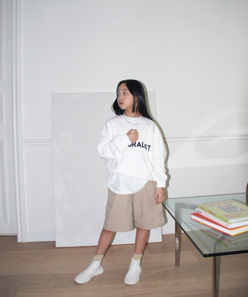 Shurrcca - Korean Children Fashion - #minifashionista - Natural Sweatshirt - 4