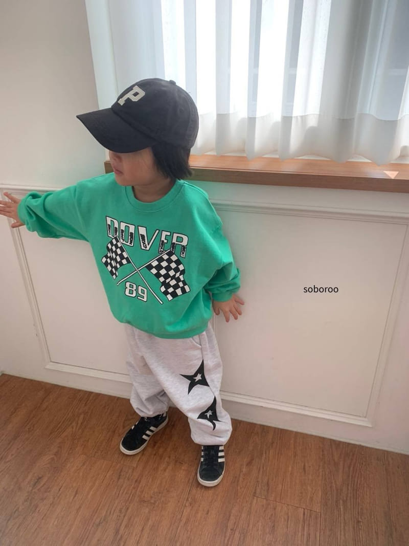 Soboroo - Korean Children Fashion - #kidsshorts - Flag Sweatshirt - 9