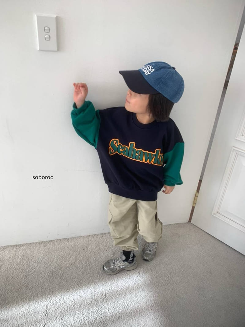 Soboroo - Korean Children Fashion - #toddlerclothing - Seahawks Sweatshirt - 3