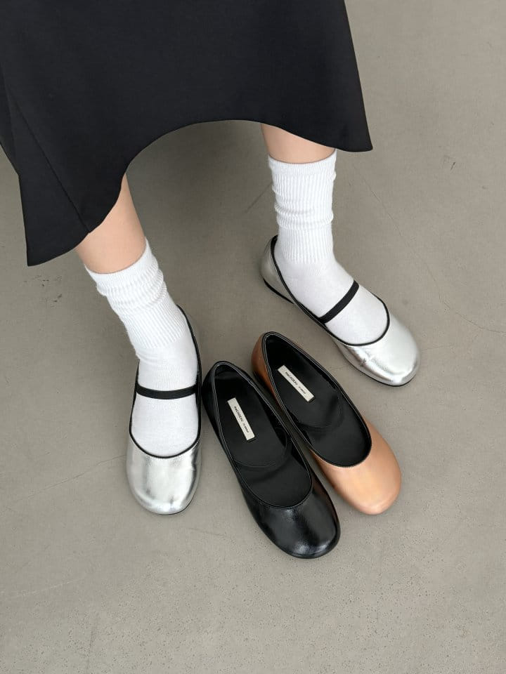 Ssangpa - Korean Women Fashion - #momslook - UDC 9103 Flats & Ballerinas - 3