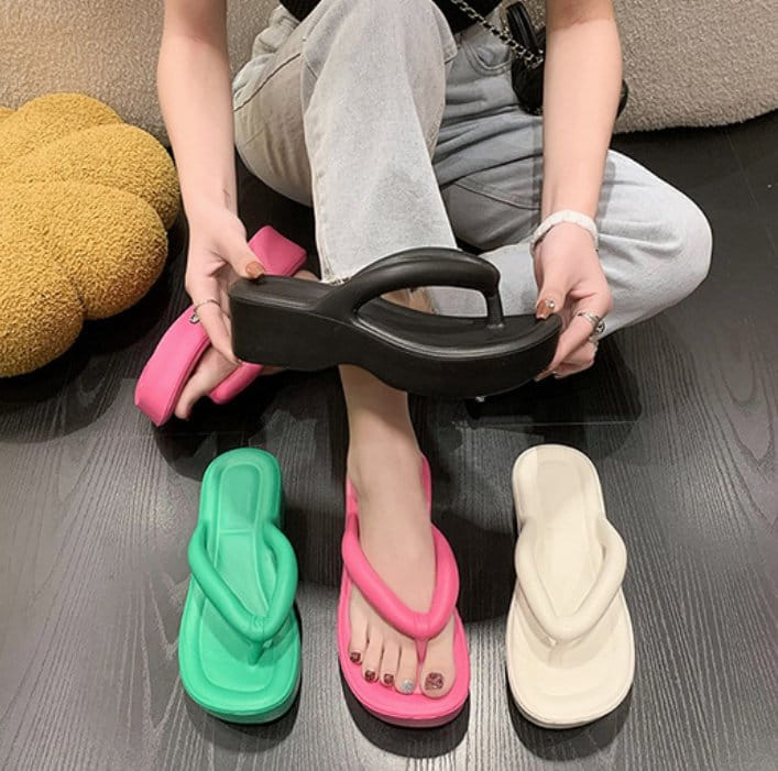 Ssangpa - Korean Women Fashion - #momslook - JH 1303 Slipper & Sandals