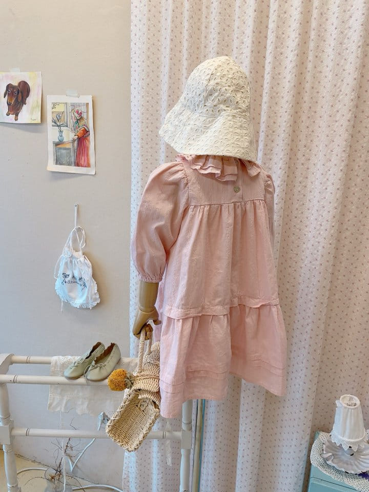 Studio M - Korean Children Fashion - #childofig - Chloel Double Frill One-Piece - 9