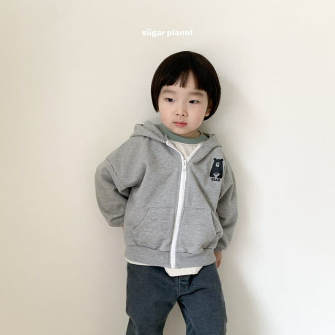 Sugar Planet - Korean Children Fashion - #Kfashion4kids - Supadupa Hoody Zip Up